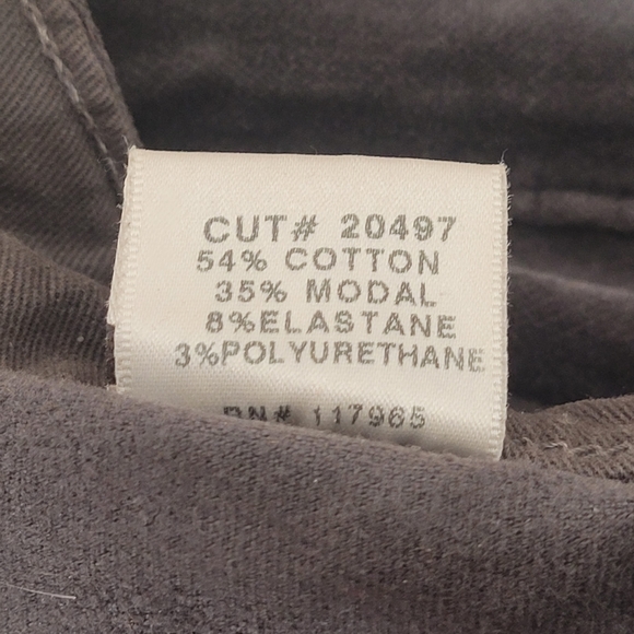 J Brand for Theory Super Skinny Mercury Jeans in grey velour US 23 - Picture 6 of 13